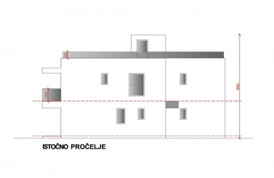 Building land with building permit for 5 apartments, 5 km from Poreč and from the sea!the sea. i-detached house! 5