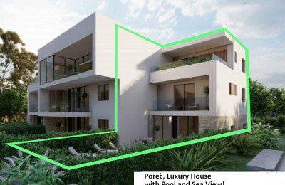 Poreč, Luxury House with Pool and Sea View! - under construction