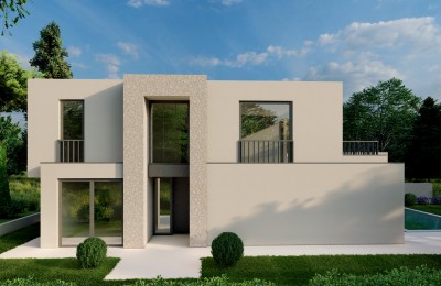 Istra, Poreč okolica – Moderna vila u novogradnji s bazenom i pogledom na more - u izgradnji 3