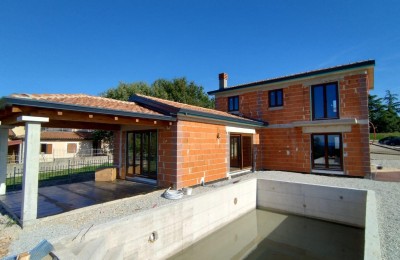 Istria, Poreč area - Luxury stone villa with pool and panoramic sea view - under construction 8