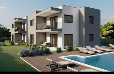 Poreč, surroundings, two-bedroom apartment with a garden and a pool! - under construction 4