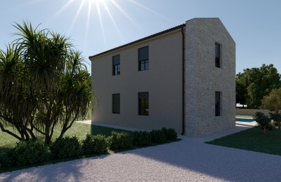 Istria, zona Parenzo - Villa moderna con piscina e vista - nella fase di costruzione 15