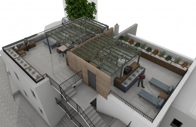 Apartment with roof terrace and sea view 12