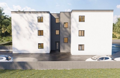 Novigrad, Stan sa dvije spavaće sobe, pogled more! 1 km od mora i centra Novigrada - u izgradnji 2