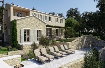 Istrien, Brtonigla, neue Villa mit Meerblick