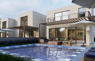 Parenzo, dintorni villa moderna con piscina e una bella vista! - nella fase di costruzione