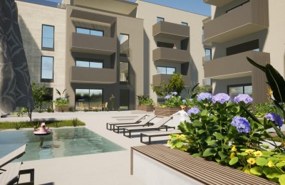 Istra, Poreč okolica – Stan u novogradnji s bazenom | 49 m² | Lift | 2 parkirna mjesta | Blizu mora - u izgradnji 3