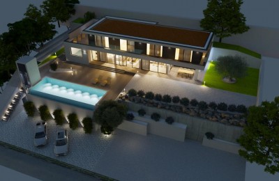 Luksuzna vila s čudovitim pogledom na morje - v fazi gradnje