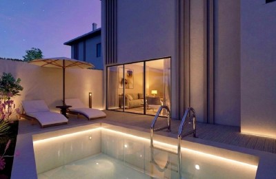 Istrien, Gebiet Poreč – Neues Haus mit zwei Schlafzimmern und privatem Garten - in Bau