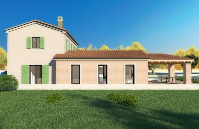 Istria, Poreč area - Luxury stone villa with pool and panoramic sea view - under construction 4