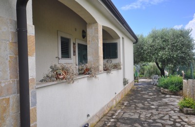 Prizemnica sa 2 spavaće sobe, bazenom i garažom, na mirnoj lokaciji nedaleko od Poreča 25