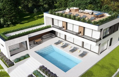 A beautiful villa with a panoramic view of the sea - under construction 3