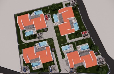 Poreč, surroundings, modern semi-detached house with a pool! - under construction 7
