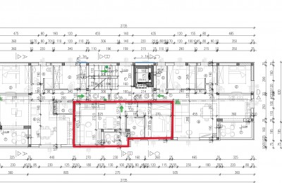 37 m² große Wohnung mit einem Schlafzimmer in einem Gebäude mit Aufzug - in Gebäude 7