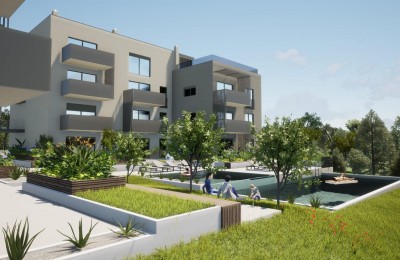 Istra, Poreč okolica – Stan u novogradnji s bazenom | 49 m² | Lift | 2 parkirna mjesta | Blizu mora - u izgradnji 2