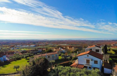 Istria, Poreč area - Beautiful building land with sea view