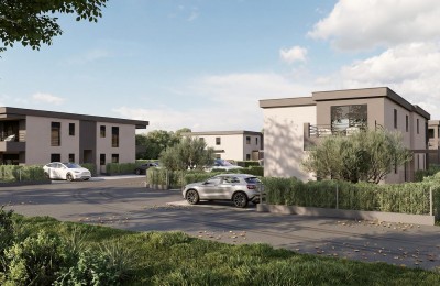 Poreč, stan na 1 katu, sa jednom spavaćom sobom, 48,95m2, jedno parkirno mjesto i ostava - u izgradnji 3