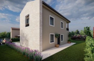 Istria, Poreč area - Detached modern house with pool and view - under construction