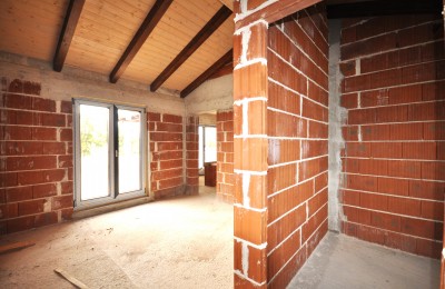 Svetvinčenat - House in roh bau phase with pool - under construction 8