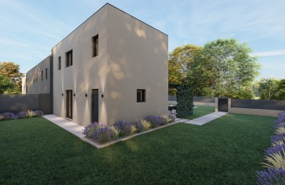 Modern terraced house - under construction