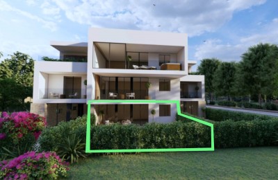 Poreč, exclusive apartment with a garden near the sea! - under construction