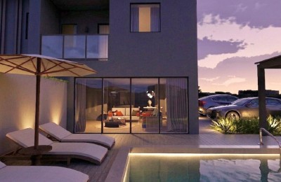Istrien, Raum Poreč – Neubau mit drei Schlafzimmern, Pool und 107 m² - in Bau