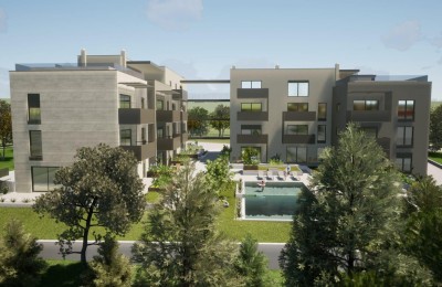 Istra, Poreč okolica – Novogradnja | Dvosobni apartman 1. kat| Bazen | Garaža | 2 km od mora - u izgradnji 3