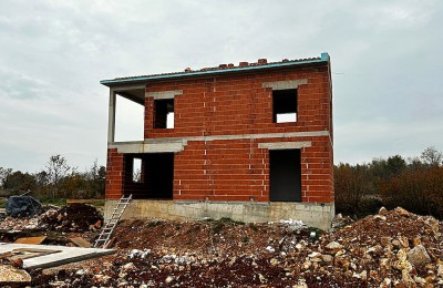 Istra, Poreč okolica - Samostojeća moderna kuća s bazenom i pogledom - u izgradnji 6