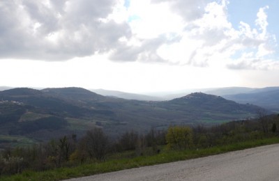 Motovun, okolica, zemljišče s pogledom na Motovun! 7