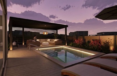 Istrien, Raum Poreč – Neubau mit drei Schlafzimmern, Pool und 107 m² - in Bau