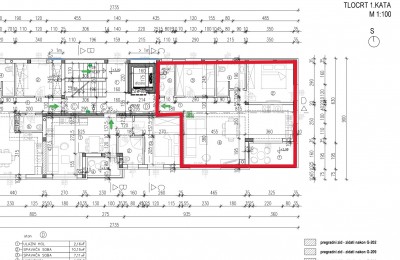 Apartment on the first floor, with two bedrooms - new building 7
