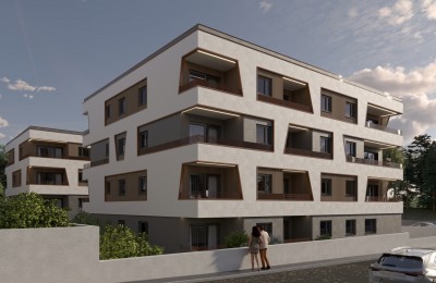Appartamento di nuova costruzione, primo piano, 2 camere da letto, edificio con ascensore, vicino al centro e alle spiagge. - nella fase di costruzione