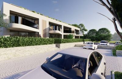 Poreč, surroundings, apartment on the ground floor of a new building - under construction