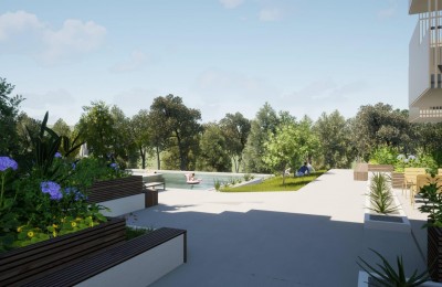 Istra, Poreč okolica – Novogradnja | Dvosobni apartman 1. kat| Bazen | Garaža | 2 km od mora - u izgradnji 4
