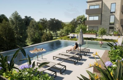 Istra, Poreč okolica – Stan u novogradnji s bazenom | 49 m² | Lift | 2 parkirna mjesta | Blizu mora - u izgradnji 8