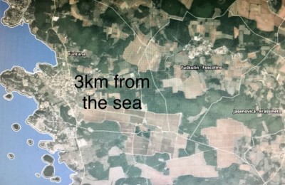 Poreč, zemljište udaljeno 3km od mora