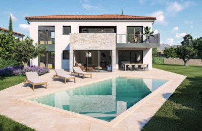 Lijepa i moderna vila s bazenom u malom mjestu u Istri! - u izgradnji 4