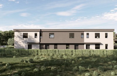 Poreč, stan na 1 katu, sa jednom spavaćom sobom, 48,95m2, jedno parkirno mjesto i ostava - u izgradnji