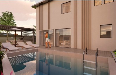 Istrien, Raum Poreč – Neubau mit Pool, drei Schlafzimmern und Garten - in Bau 7