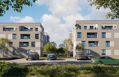 Istra, Poreč okolica – Penthouse u novogradnji 122,75 m2, velika terasa, lift i garaža - u izgradnji 2