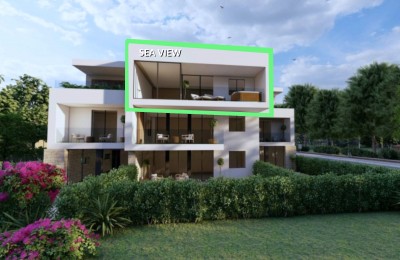 Poreč, apartment in a modern building with a stunning sea view! - under construction
