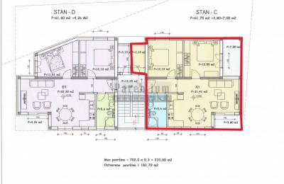 Appartamento al primo piano 76m2 - nella fase di costruzione 15