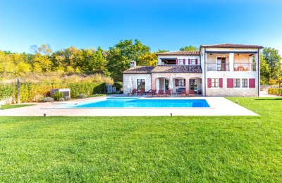 Istra, Tinjan, surroundings, beautiful stone villa in Istrian style
