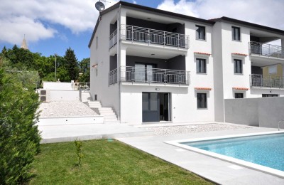 Poreč, surroundings, modern villa with swimming pool