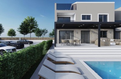 Porec, modern terraced house with pool 6