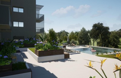 Istra, Poreč okolica – Novogradnja | Dvosobni apartman 1. kat| Bazen | Garaža | 2 km od mora - u izgradnji 5