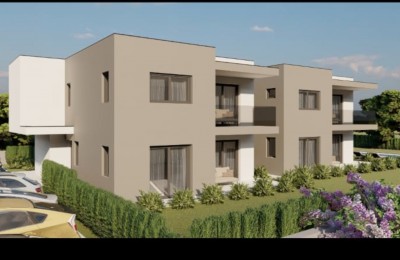Poreč, surroundings, two-bedroom apartment with a garden and a pool! - under construction
